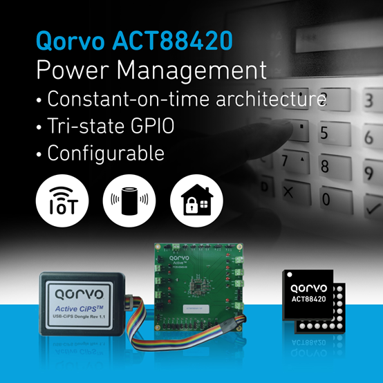 Qorvo全新推出高度可配置緊湊型PMIC，賦能物聯網與空間受限應用